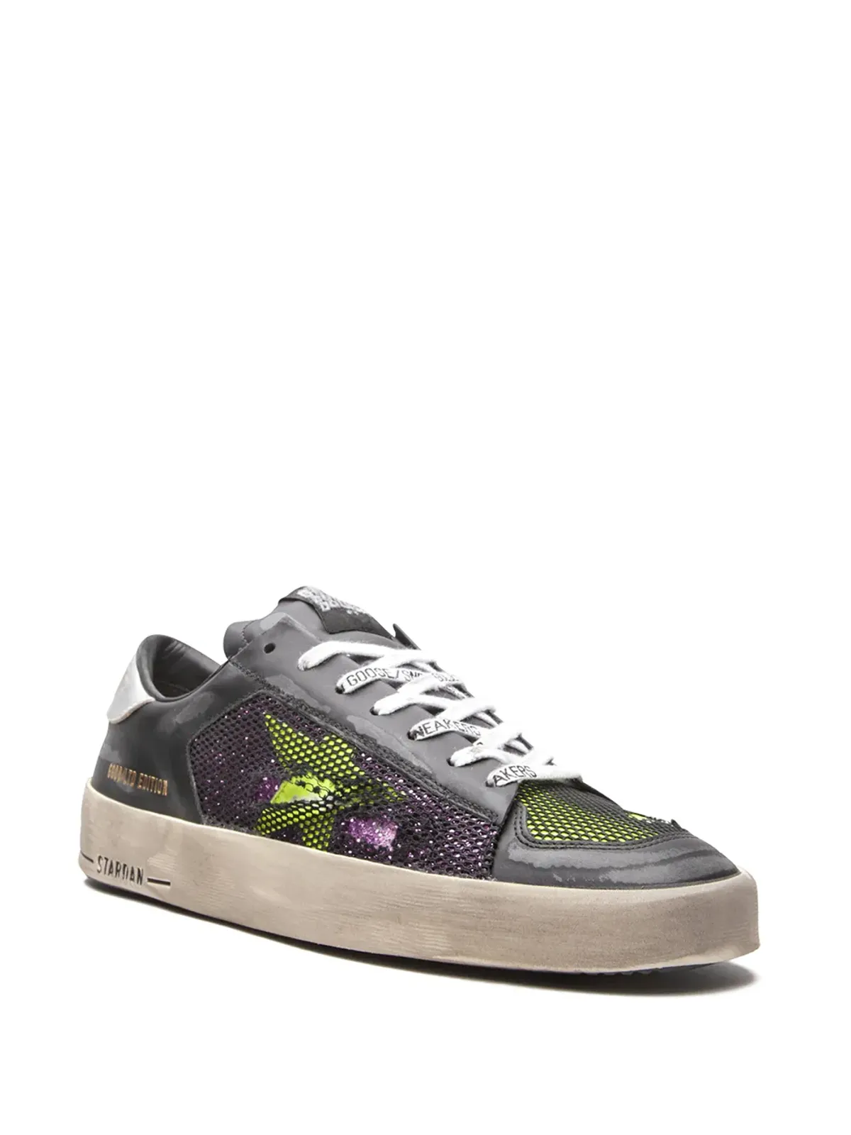 Golden Goose Stardan グリッター・ディテール スニーカー - ブラック - 画像2