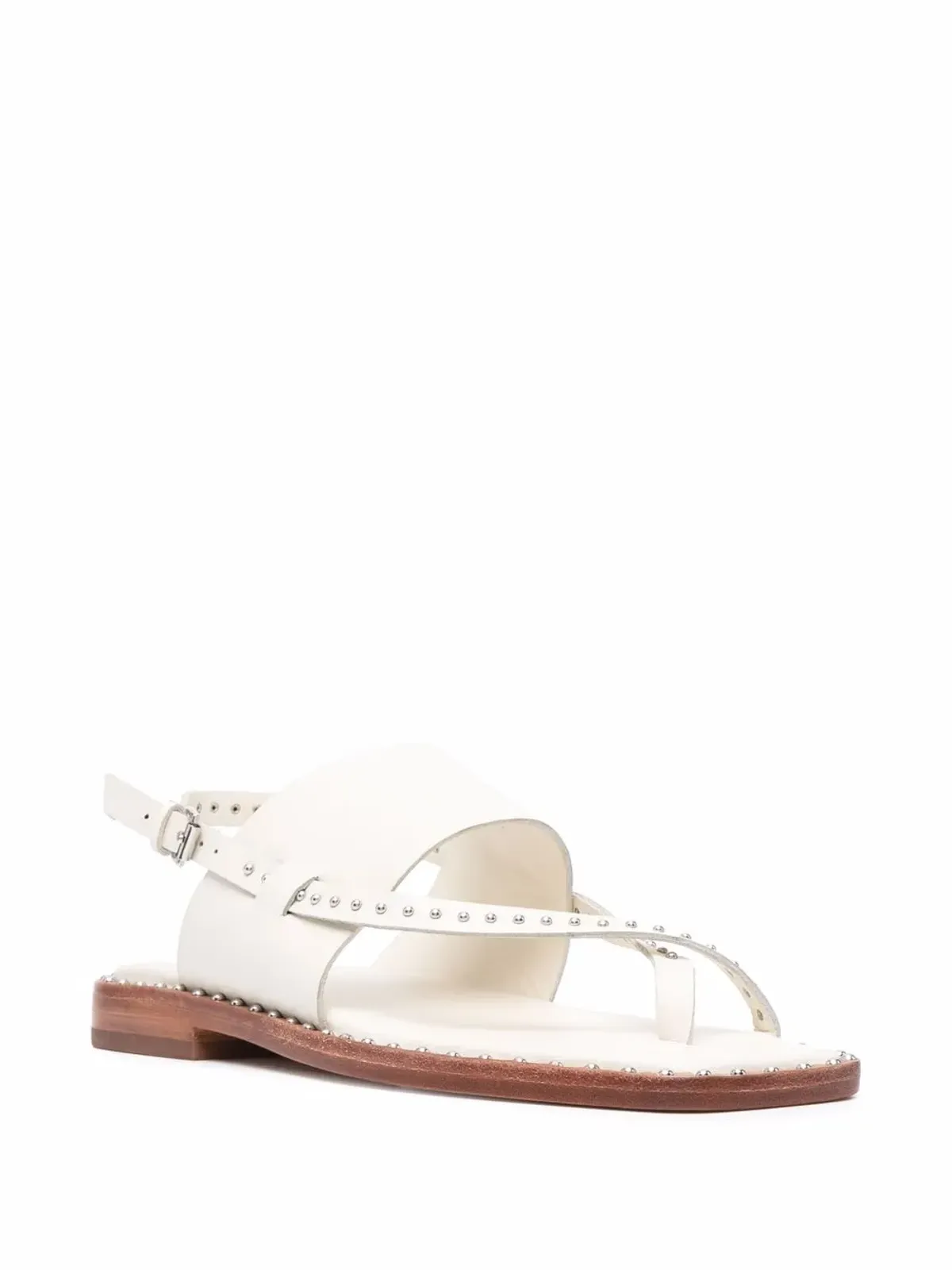 Ash Medina leather sandals - White - 画像2