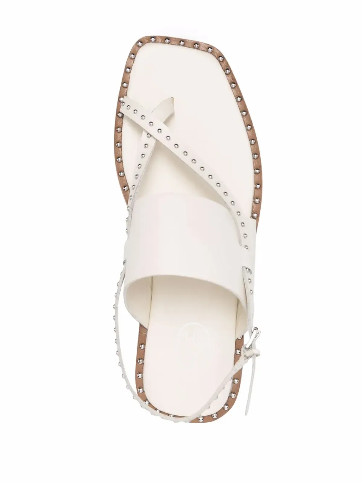 Ash Medina leather sandals - White - 画像4
