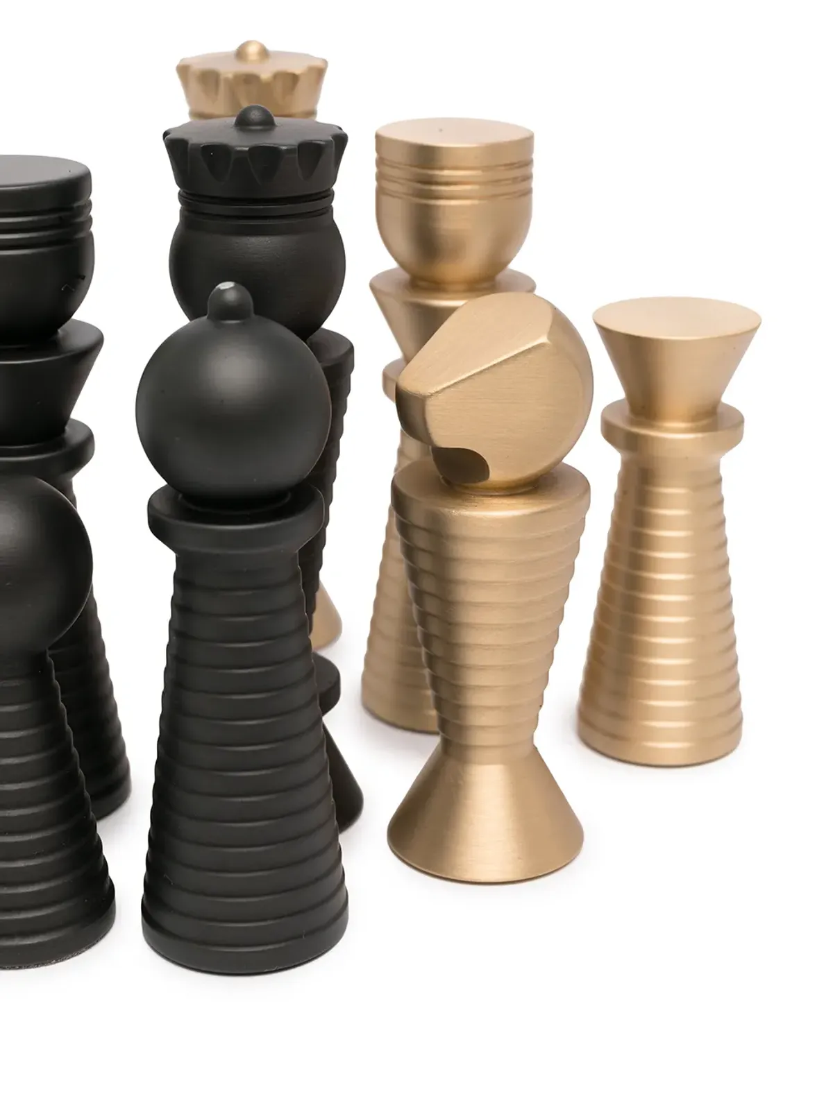 Pinetti チェスとチェッカー用ゲームボード - グレー - 画像4