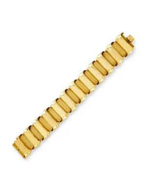 Pragnell Vintage 1941-1960 18kt ローズゴールド レトロスクロール ブレスレット - ピンク - サムネイル3