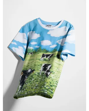 Moschino Kids 風景プリントTシャツ - サムネイル2