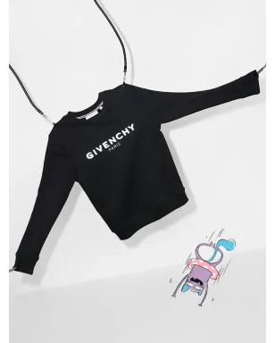 Givenchy Kids ロゴプリント クルーネック スウェットシャツ - サムネイル2