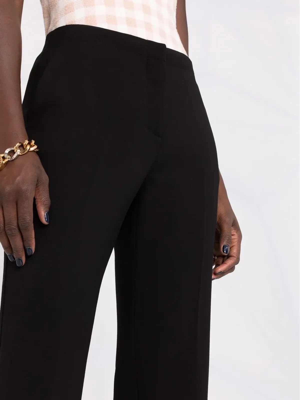 Versace ミッドライズフレアパンツ - 画像5