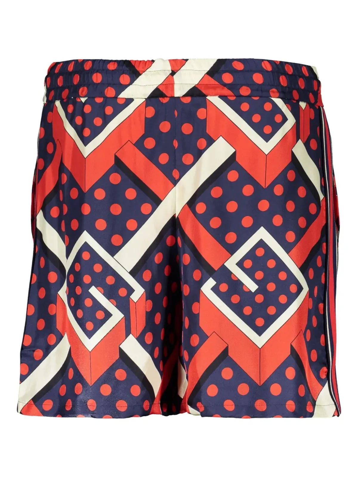 Gucci Gドット labyrinthプリントショートパンツ（ブルー） - 画像2