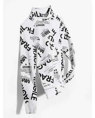 MM6 Maison Margiela Kids TEEN Fragileプリント ハイネック Tシャツ - サムネイル5