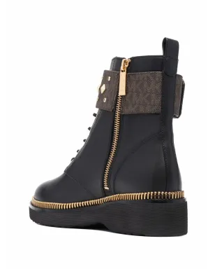 Michael Michael Kors ハスケル スタッズ ロゴ レザー ブーツ - サムネイル3
