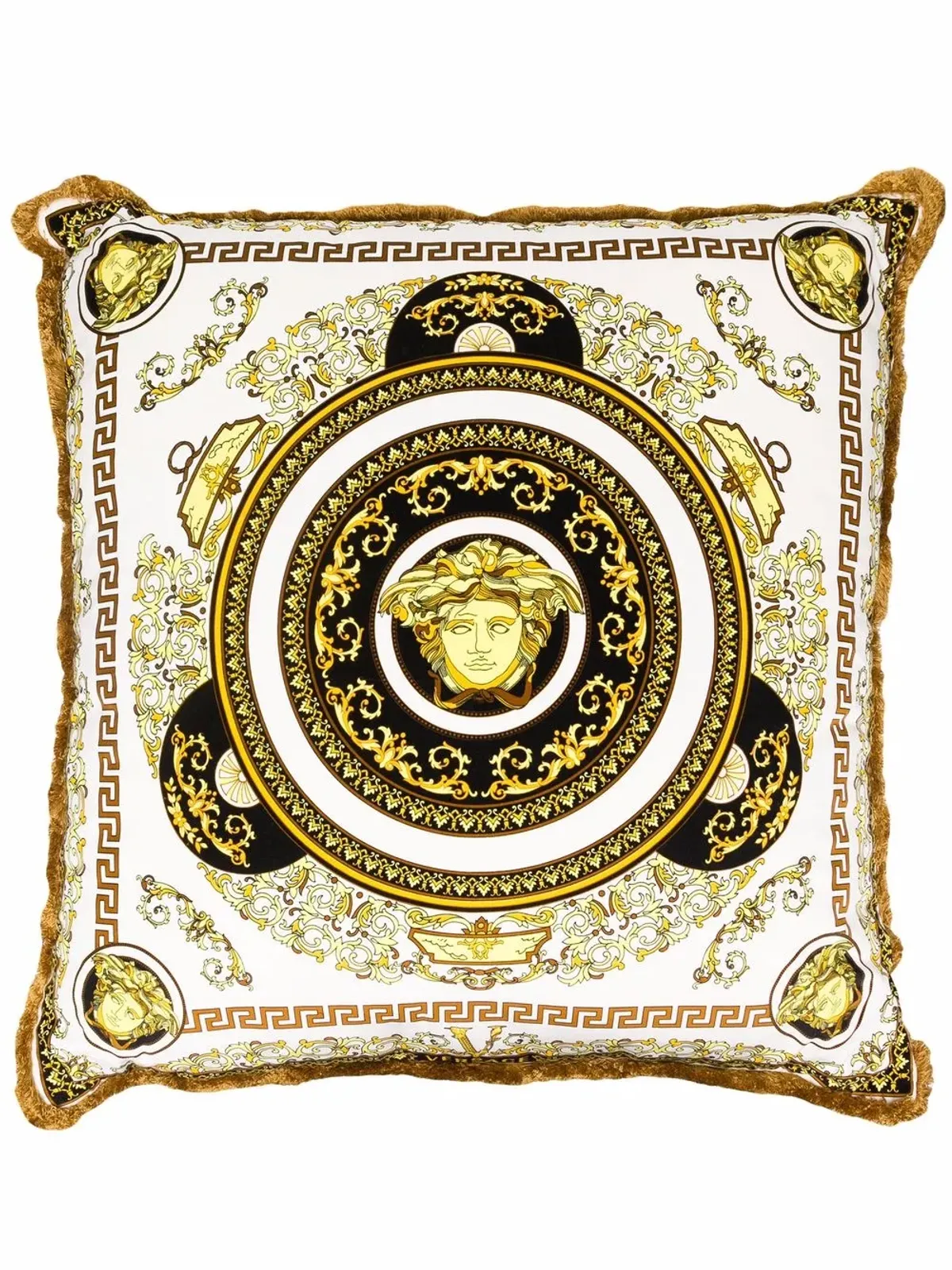 Versace メデューサヘッド柄スクエアクッション - 画像1