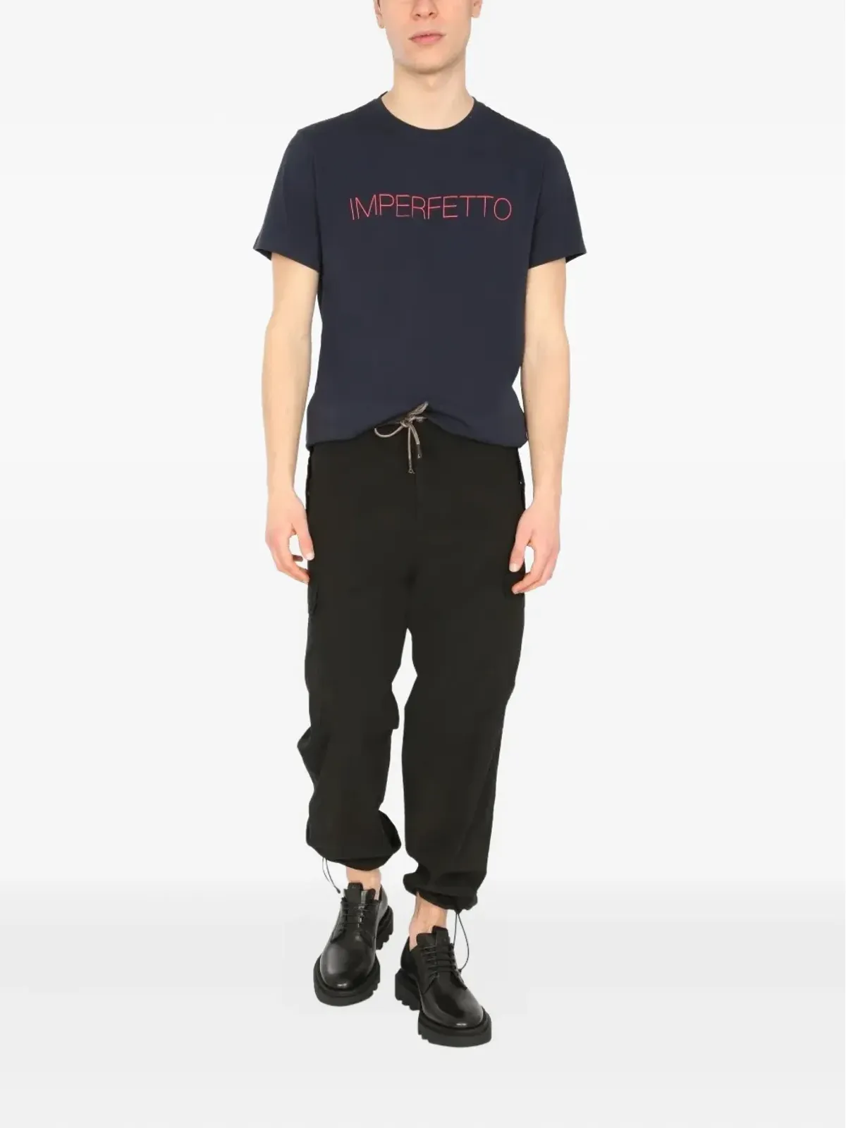ASPESI drawstring trousers - Black - 画像2