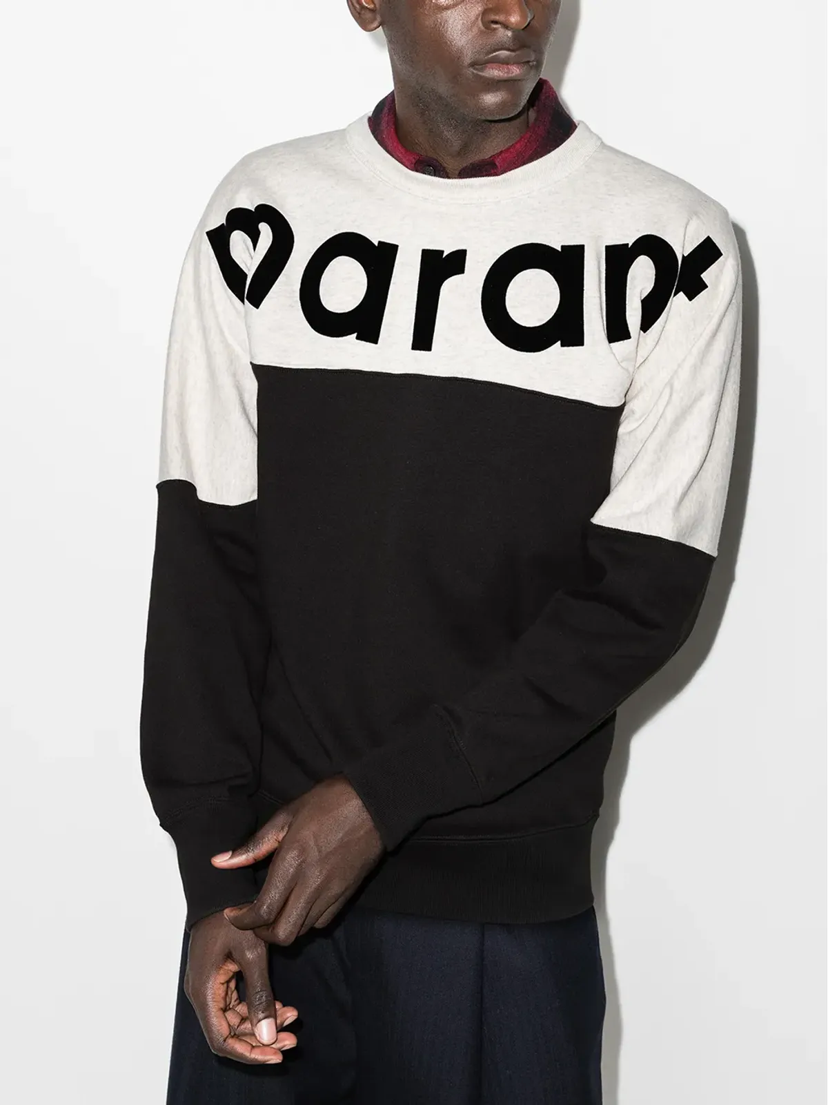 MARANT Howley ツートーン スウェットシャツ - 画像2
