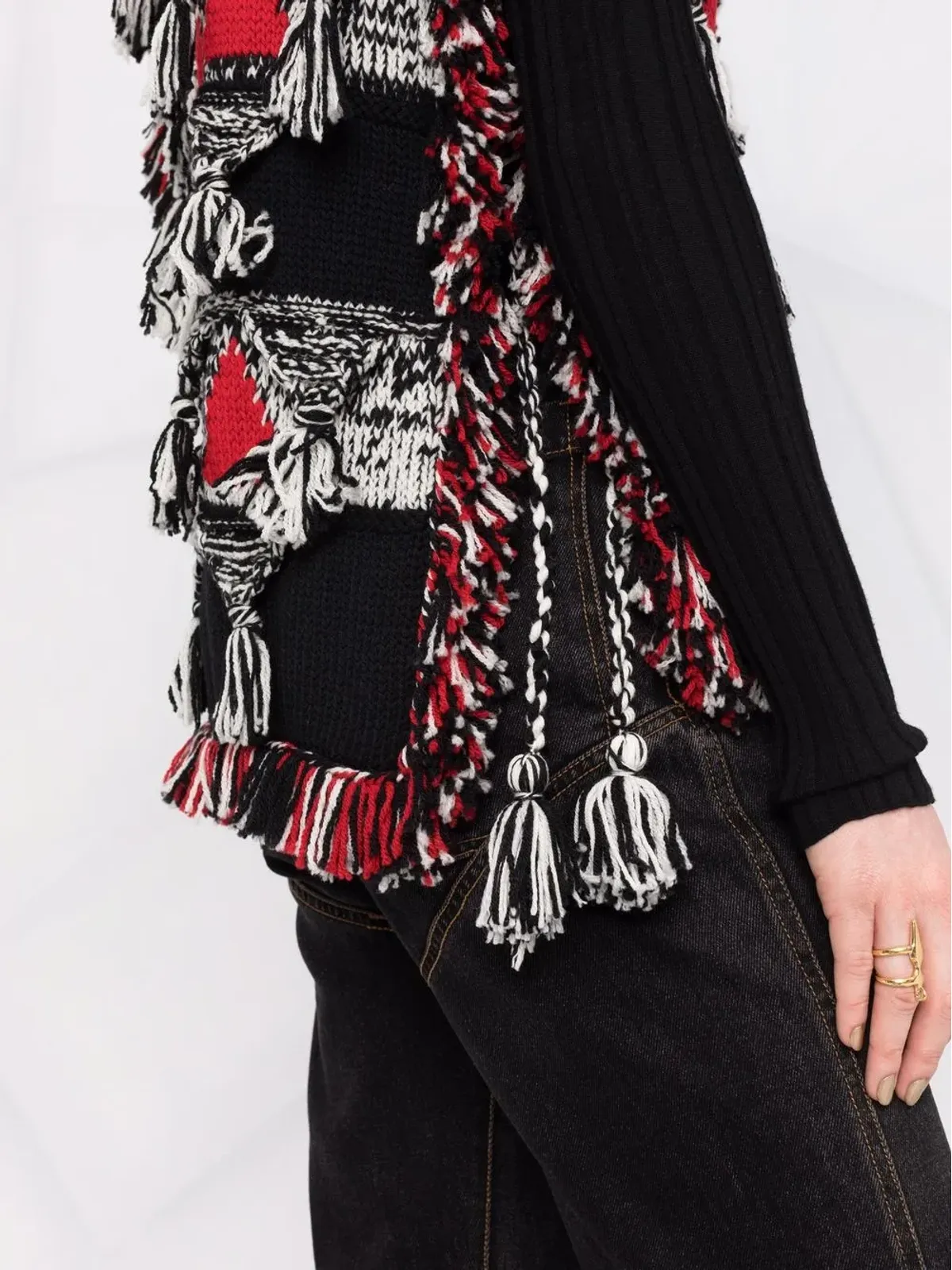 ETRO タッセルディテール ウールセーター - 画像3