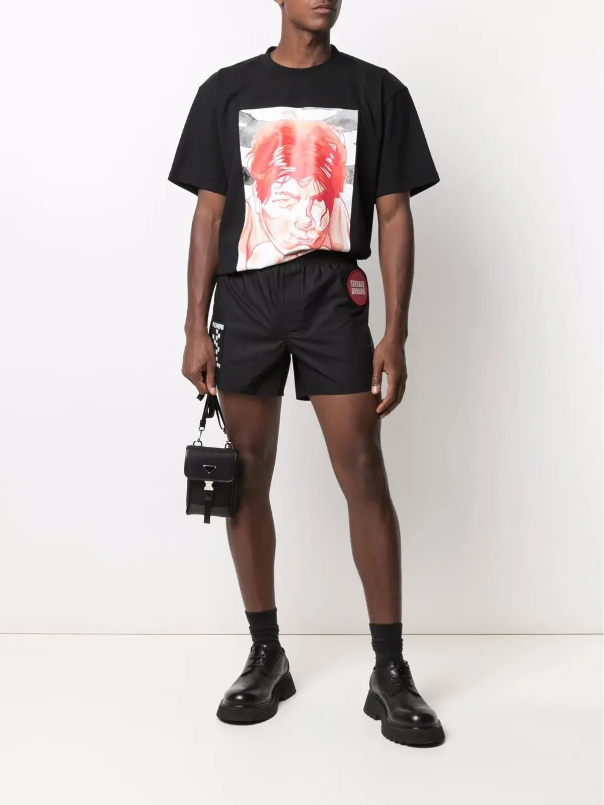 Raf Simons パッチディテール スリップオン スイムショーツ - 画像3