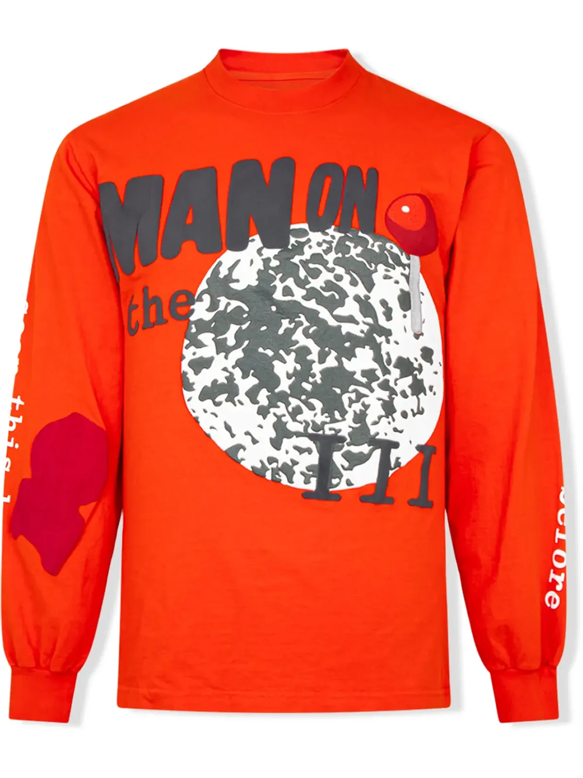 Kid Cudi Return 2 Madness ロングスリーブTシャツ オレンジ - 画像1