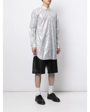 Comme Des Garçons パンチングディテール ロングシャツ - サムネイル3
