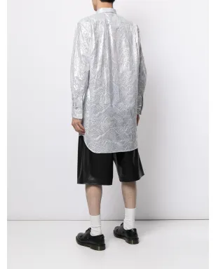Comme Des Garçons パンチングディテール ロングシャツ - サムネイル4
