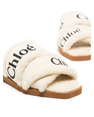 Chloé Woody ロゴテープ フラットサンダル - サムネイル3