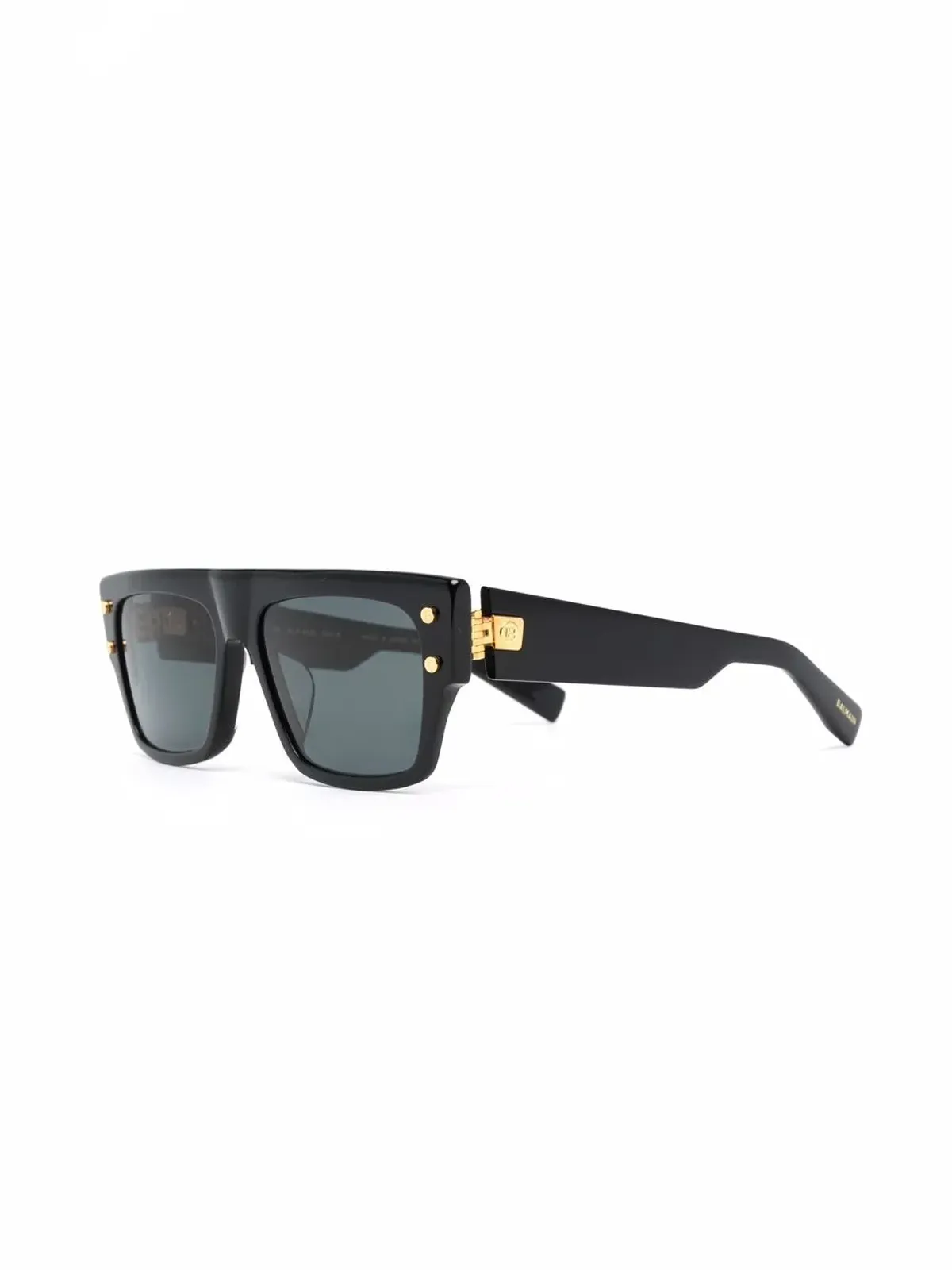 Balmain Eyewear B-III スクエアフレーム サングラス - ブラック - 画像2