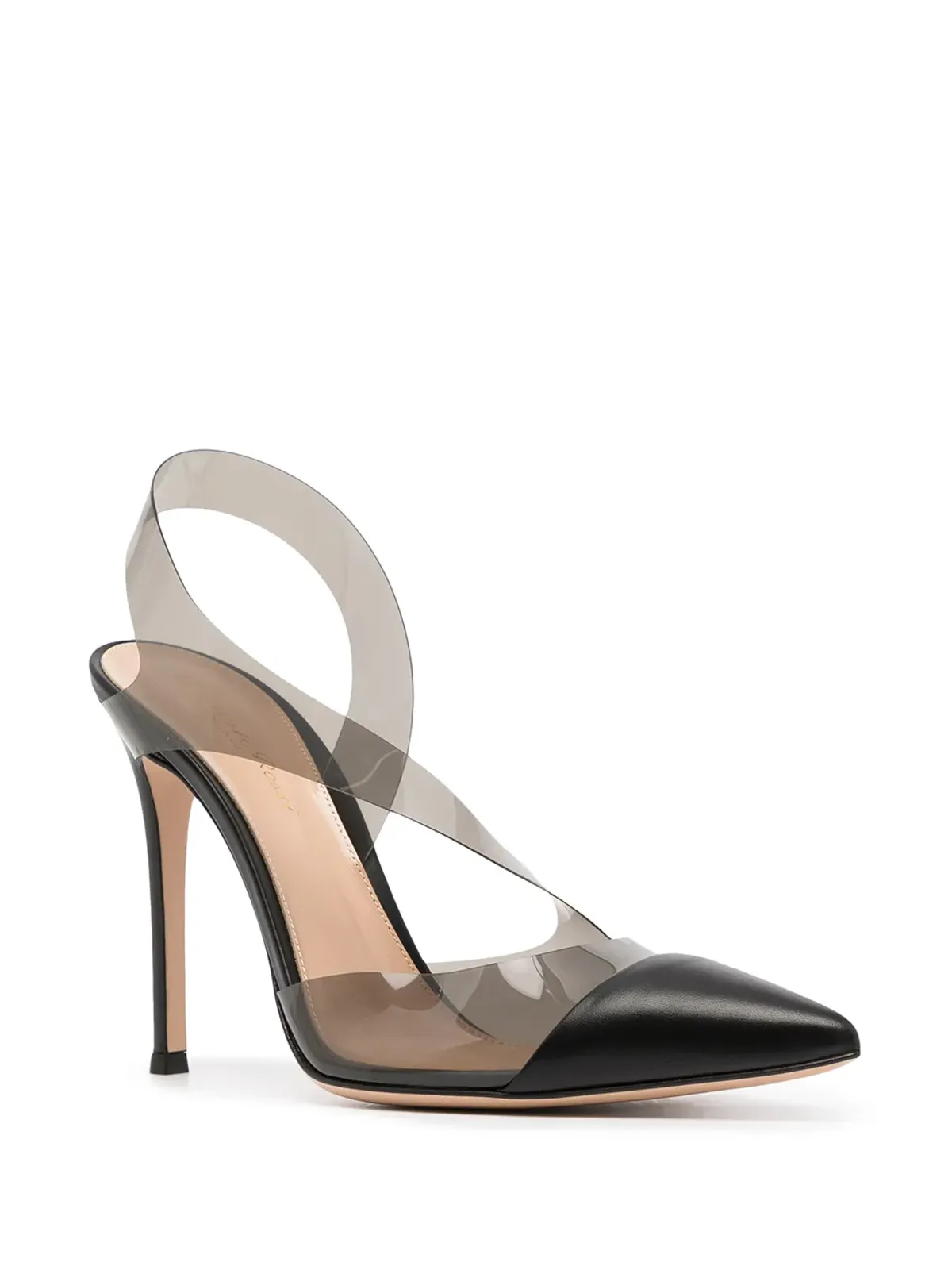 Gianvito Rossi クリアストラップパンプス - 画像2