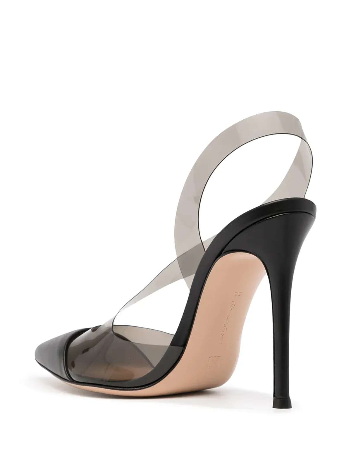 Gianvito Rossi クリアストラップパンプス - 画像3