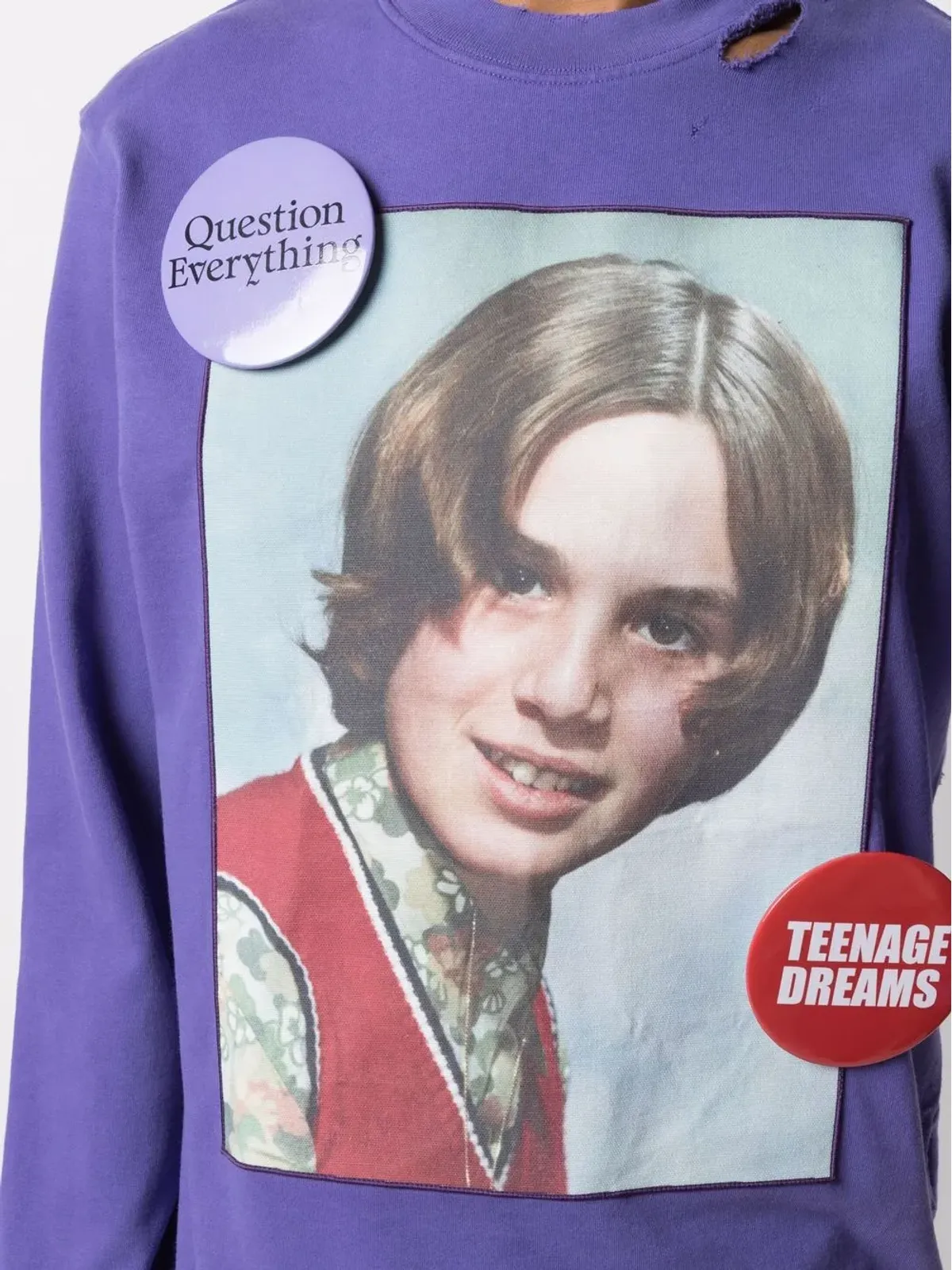 Raf Simons グラフィックプリント ラウンドネック スウェットシャツ - 画像5