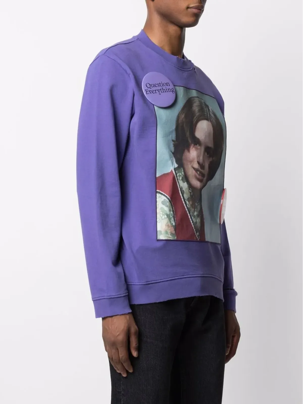 Raf Simons グラフィックプリント ラウンドネック スウェットシャツ - 画像3