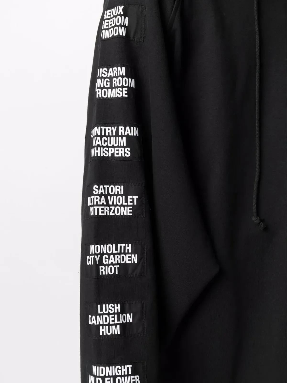 Raf Simons オーバーサイズ パッチエンベリッシュド フーディー - ブラック - 画像5
