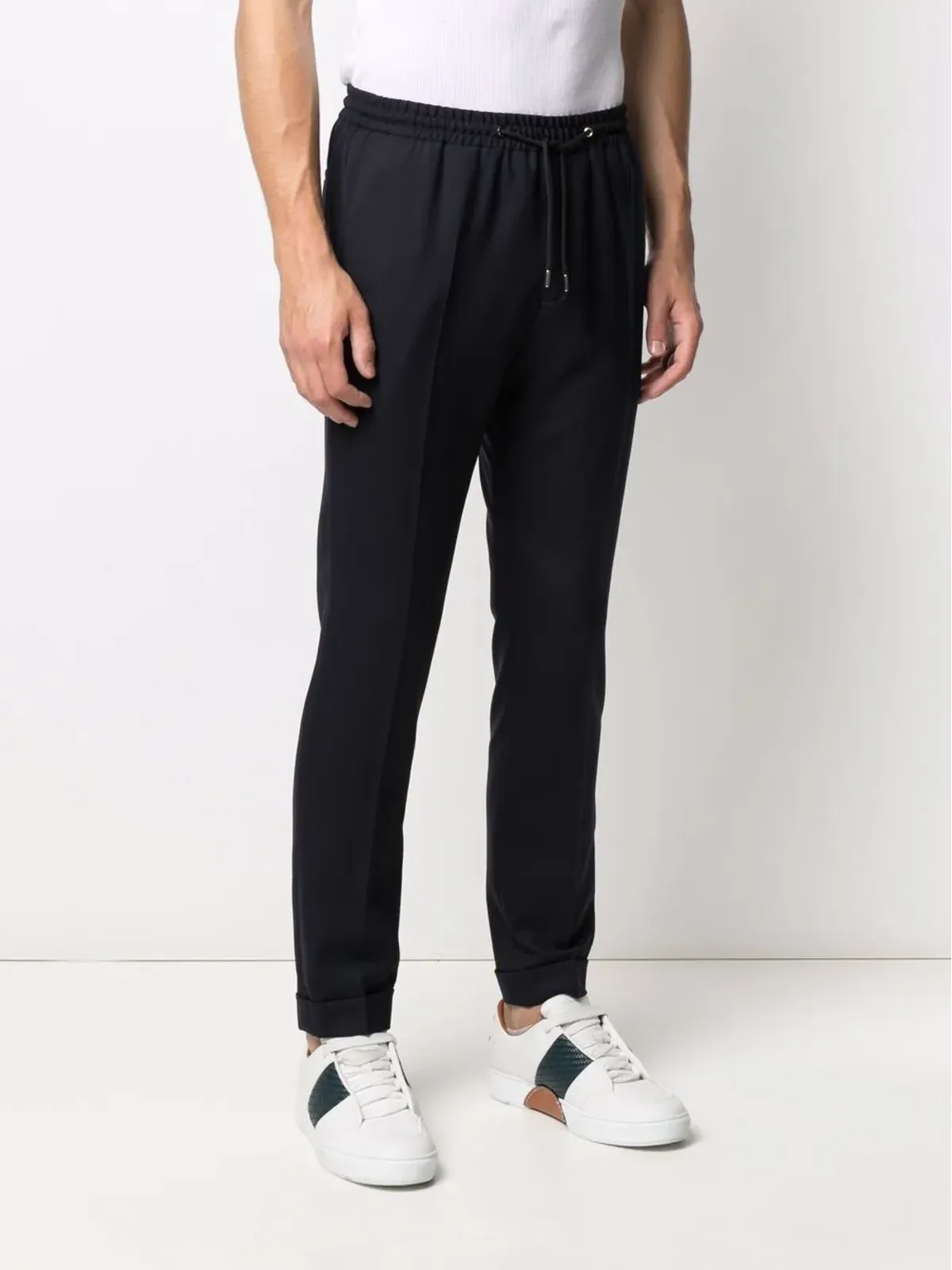Paul Smith ドローストリング テーパードパンツ - ブルー - 画像3