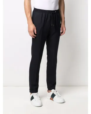 Paul Smith ドローストリング テーパードパンツ - ブルー - サムネイル3