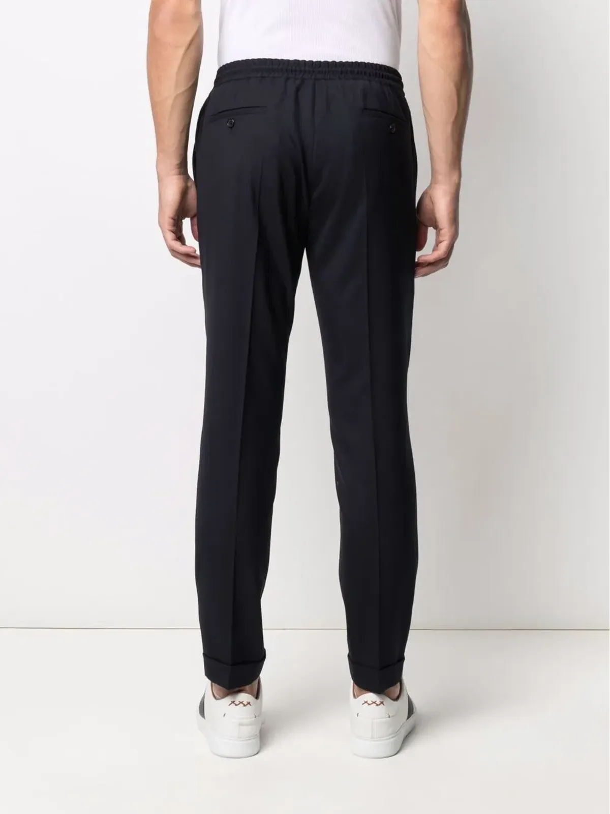Paul Smith ドローストリング テーパードパンツ - ブルー - 画像4