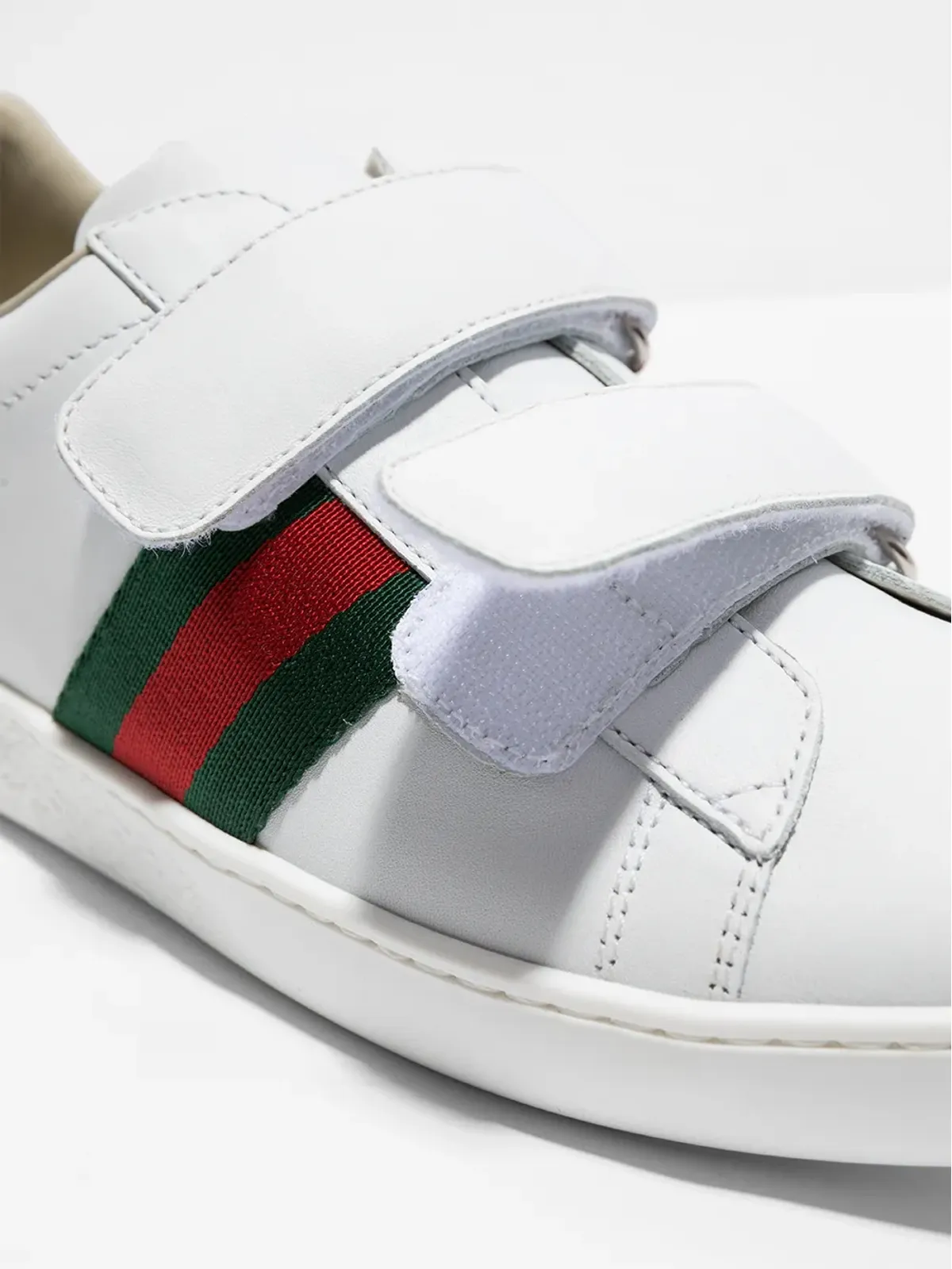 Gucci Kids Ace ロー・トップスニーカー - White - 画像5