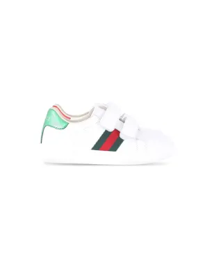 Gucci Kids Ace ロー・トップスニーカー - White - サムネイル2