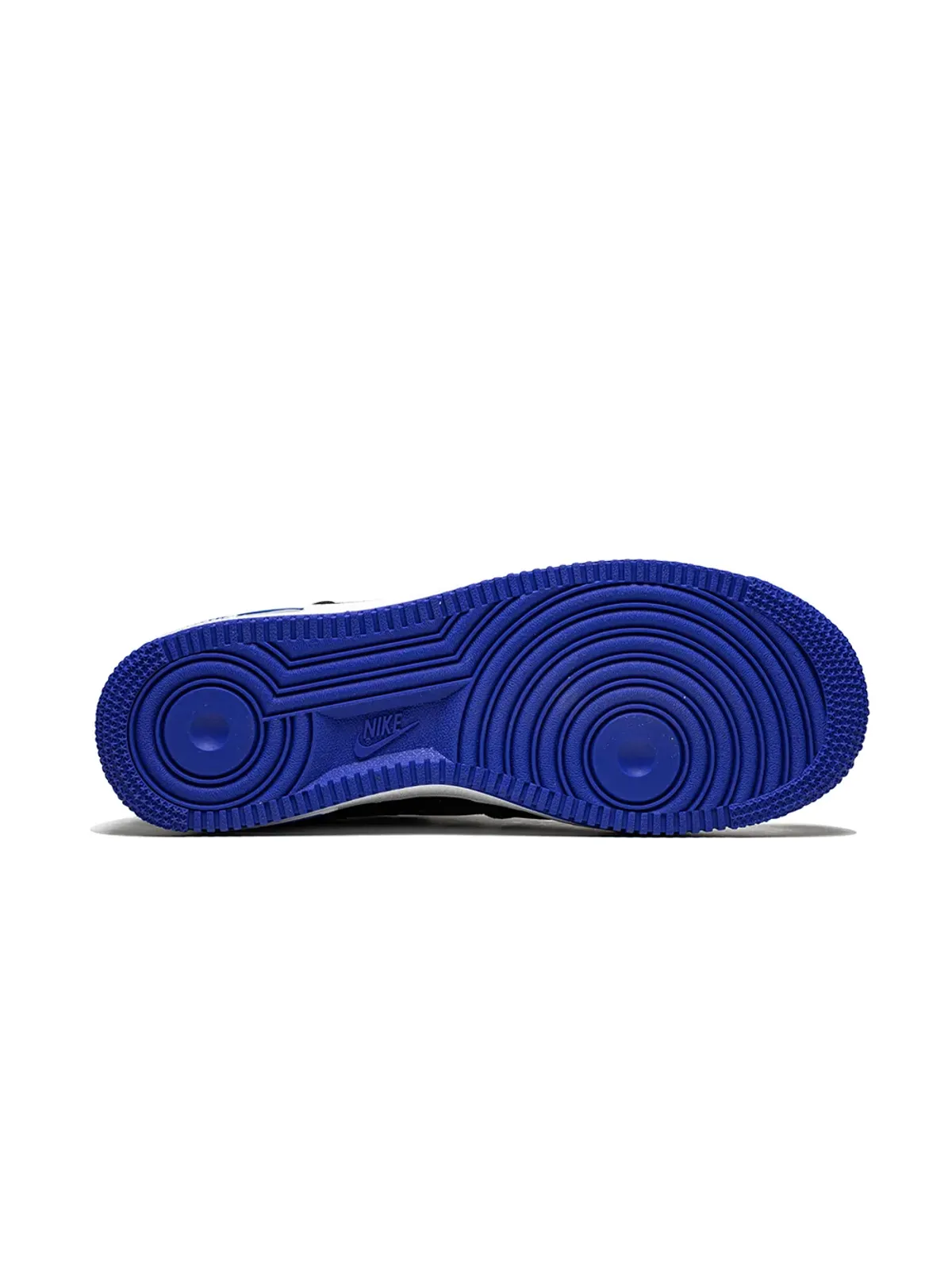 Nike Kids エアフォース1ロー L8 ブラック/チリ/レーサーブルー スニーカー - 画像4