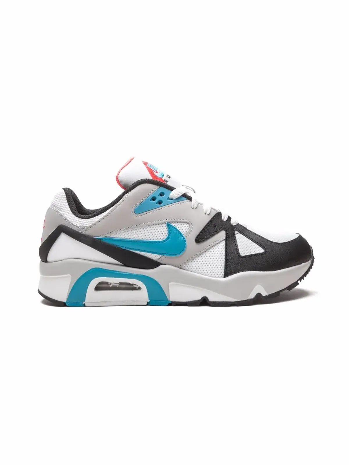 Nike Kids Air Structure Triax ホワイト/ネオティール スニーカー - 画像2