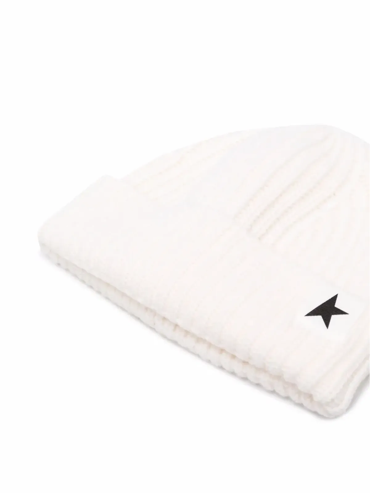 Golden Goose スター パッチ リブ編みビーニー - 画像2