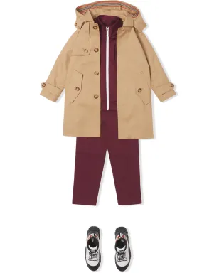 Burberry Kids ロゴパッチ トラックパンツ - サムネイル2