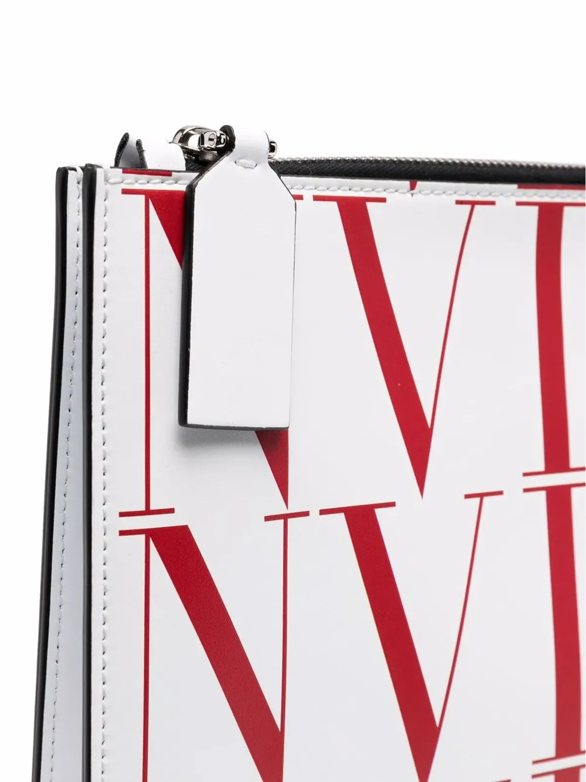 Valentino Garavani VLTN ロゴプリント クラッチバッグ - ホワイト - 画像4