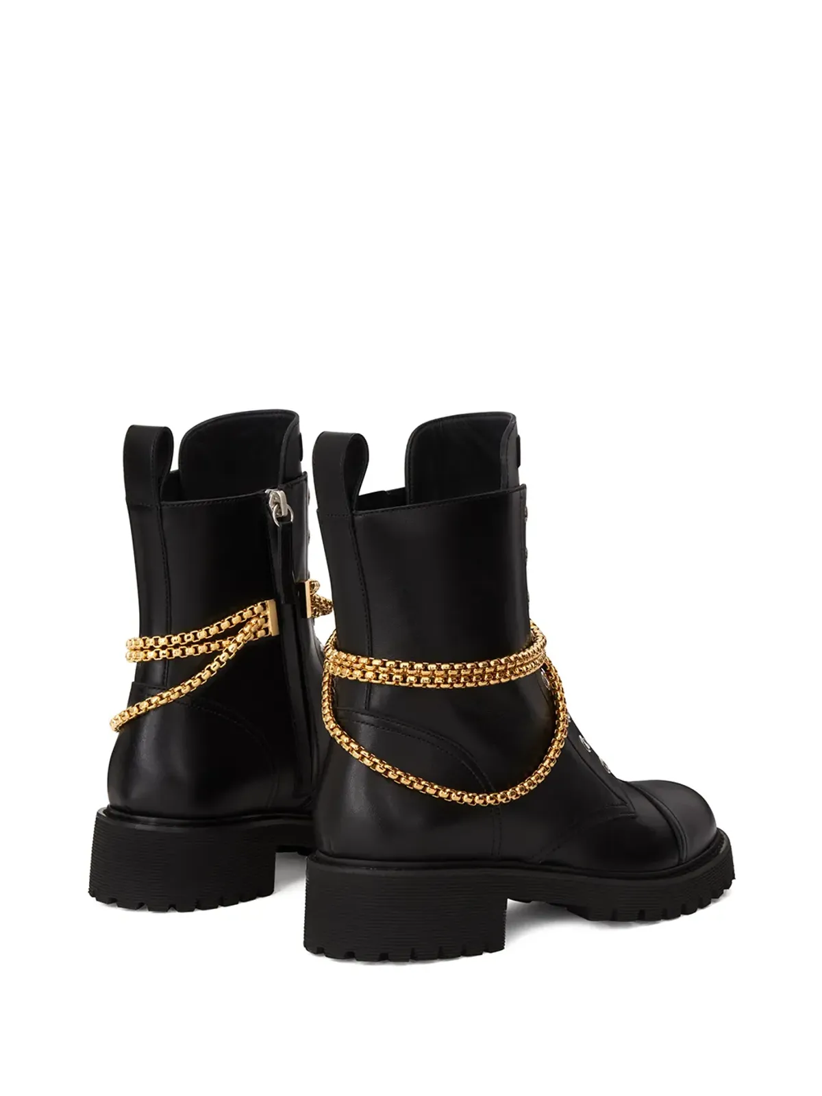 Giuseppe Zanotti Alexa チェーンディテール ブーツ - 画像3