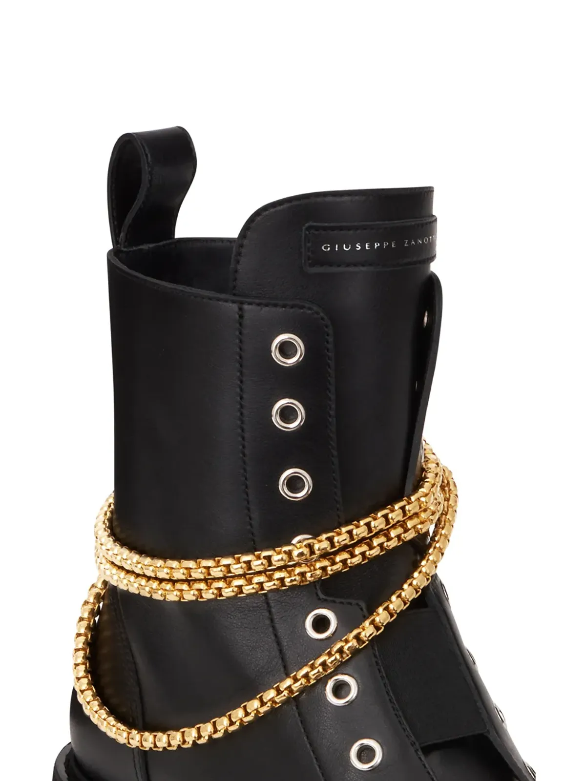 Giuseppe Zanotti Alexa チェーンディテール ブーツ - 画像4