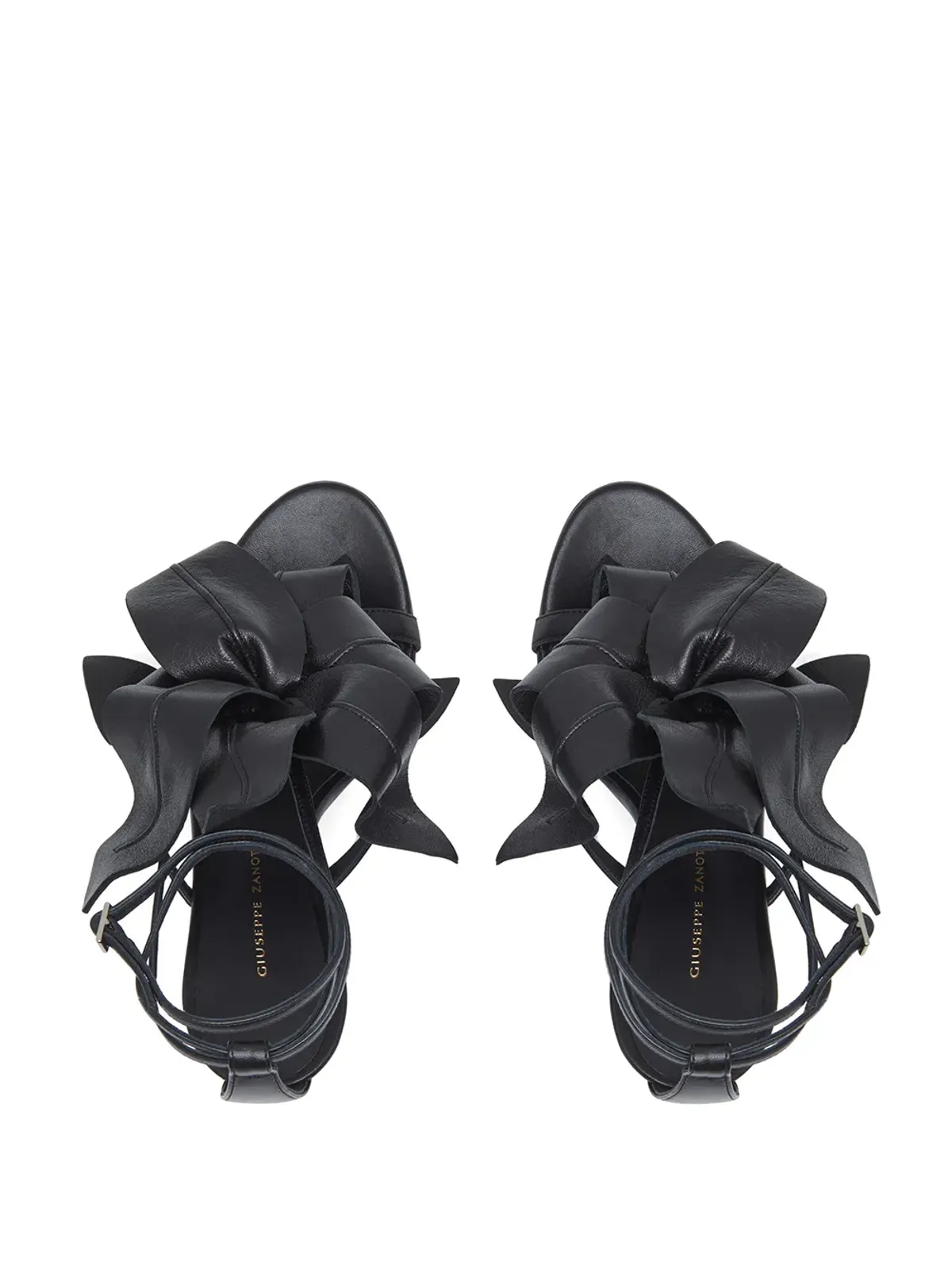 Giuseppe Zanotti リリウム フローラルエンベリッシュド サンダル - 画像4