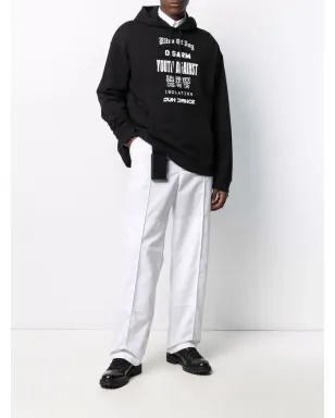 Raf Simons パッチディテール コットン フーディー - サムネイル2