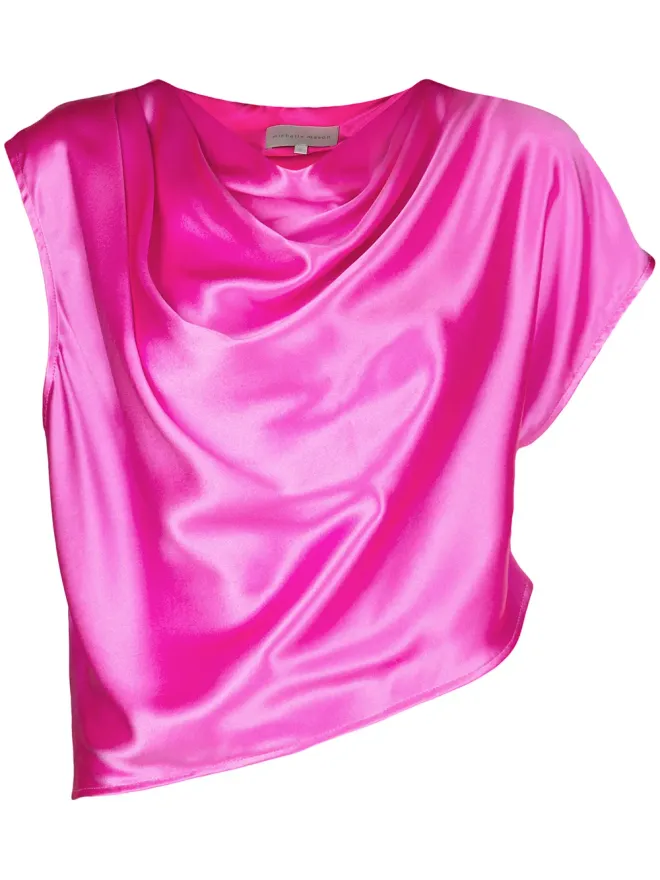 Michelle Mason Michelle Mason アシンメトリック ドレープ トップの商品画像