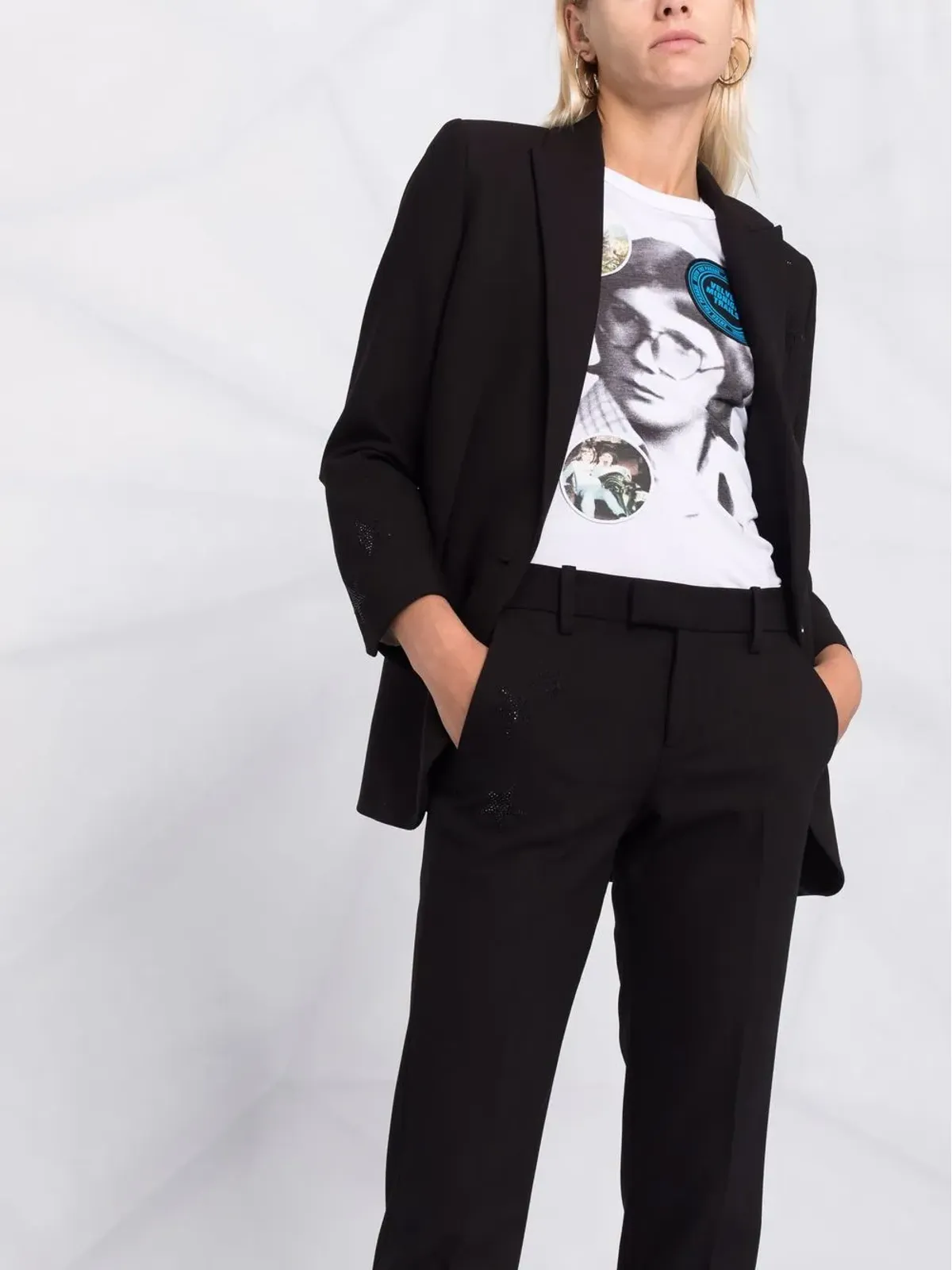 Zadig&Voltaire スリムフィットスーツパンツ - 画像5