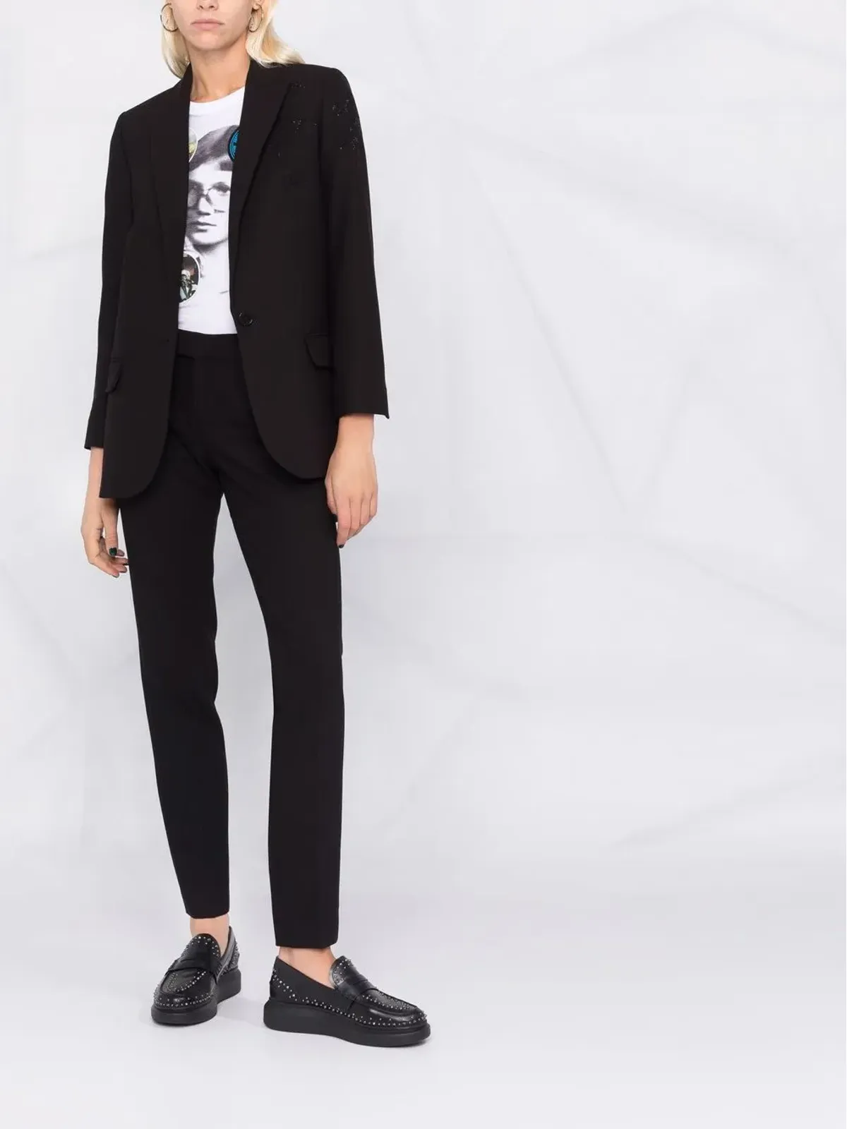 Zadig&Voltaire スリムフィットスーツパンツ - 画像2