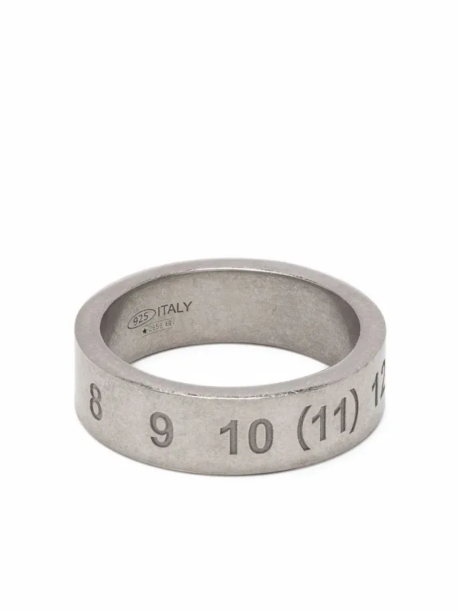 Maison Margiela Maison Margiela 数字モチーフ刻印リングの商品画像