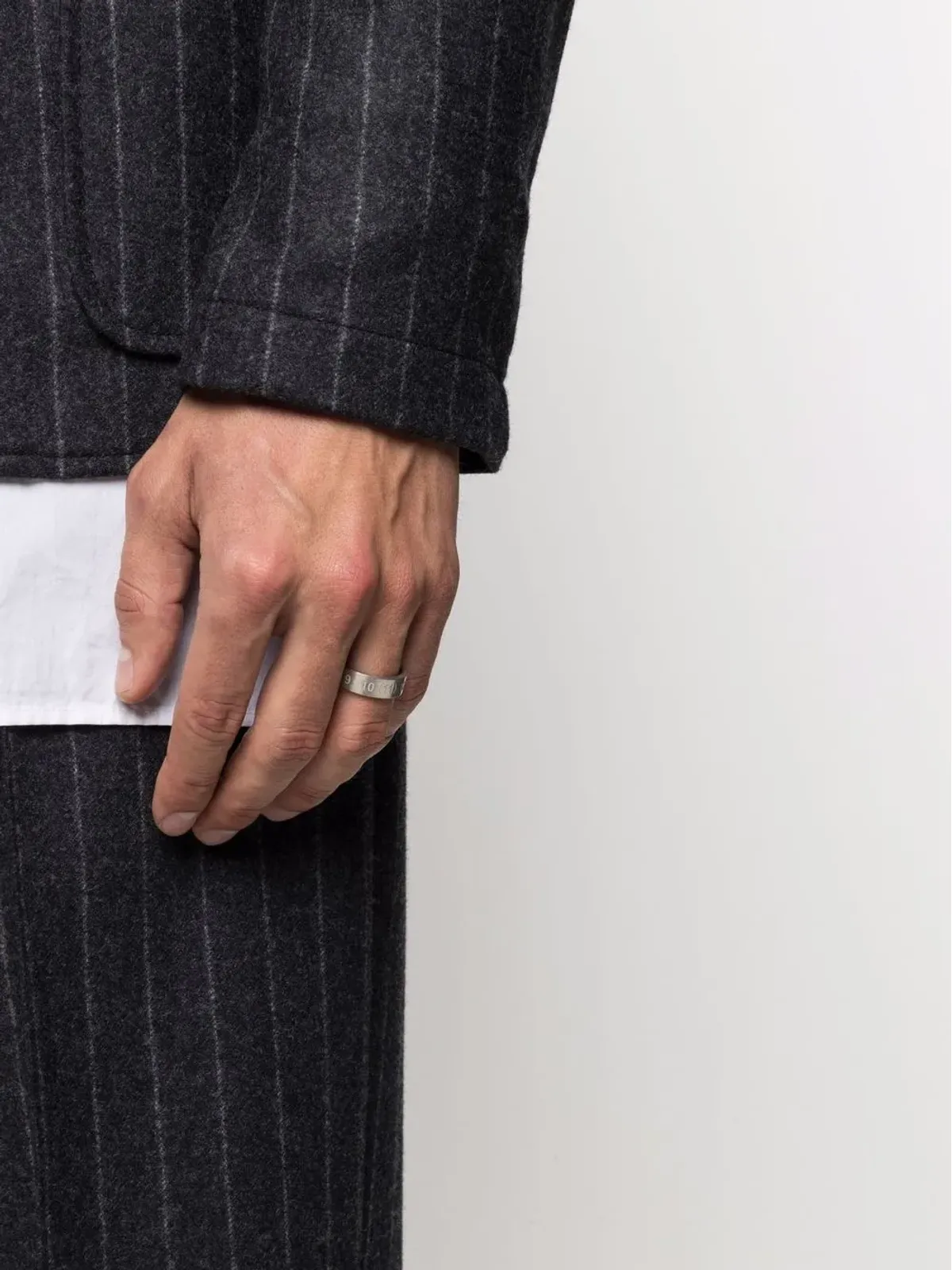 Maison Margiela 数字モチーフ刻印リング - 画像2