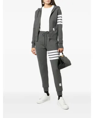 Thom Browne 4-Barストライプ ジップファスナー付きフーディ - サムネイル2