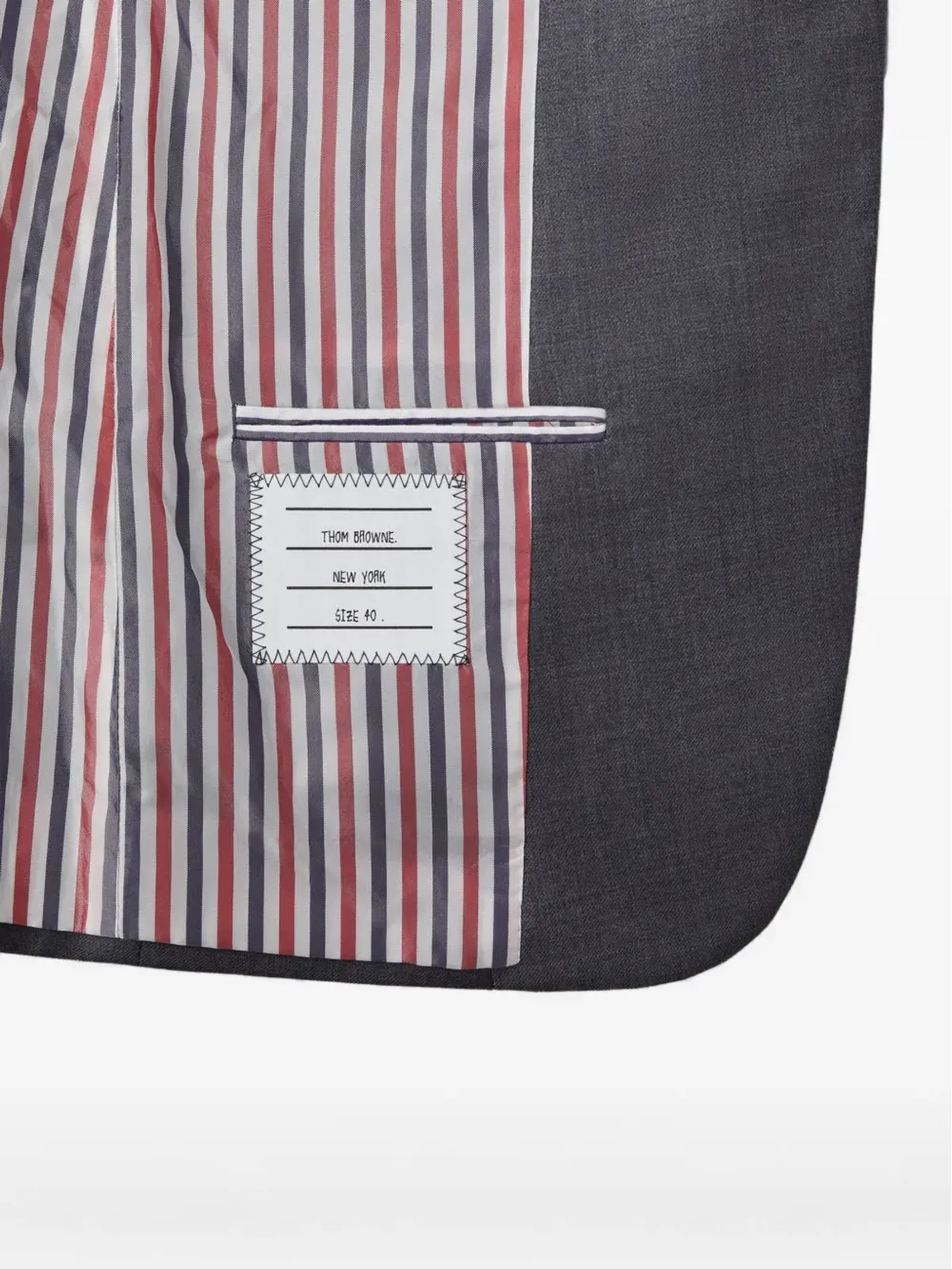 Thom Browne プリーツ入りウールジャケット - 画像5