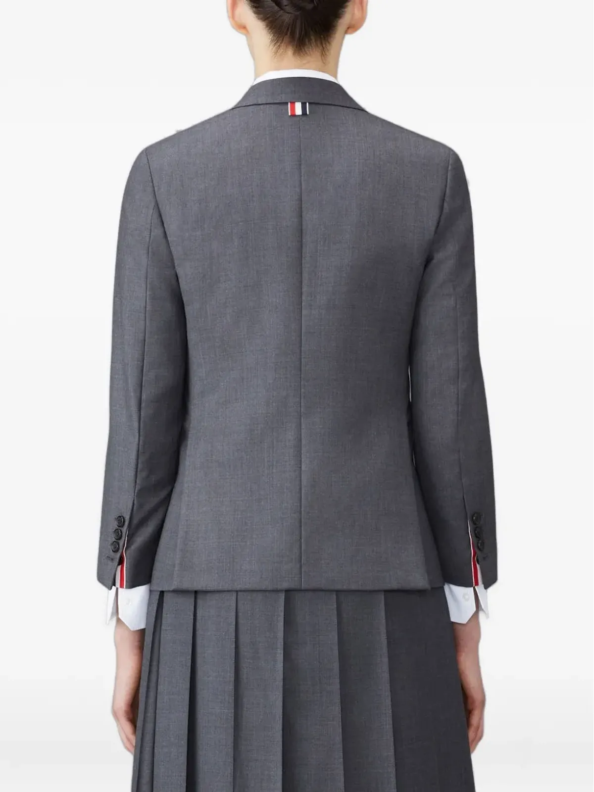 Thom Browne プリーツ入りウールジャケット - 画像2