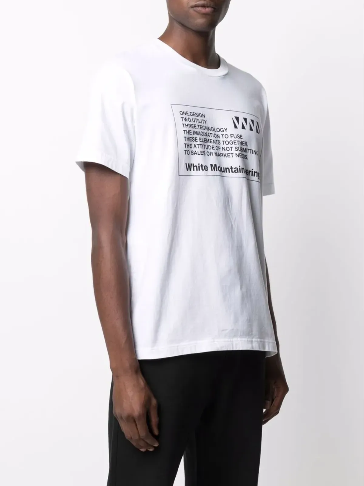 White Mountaineering グラフィックプリント コットンTシャツ - 画像3