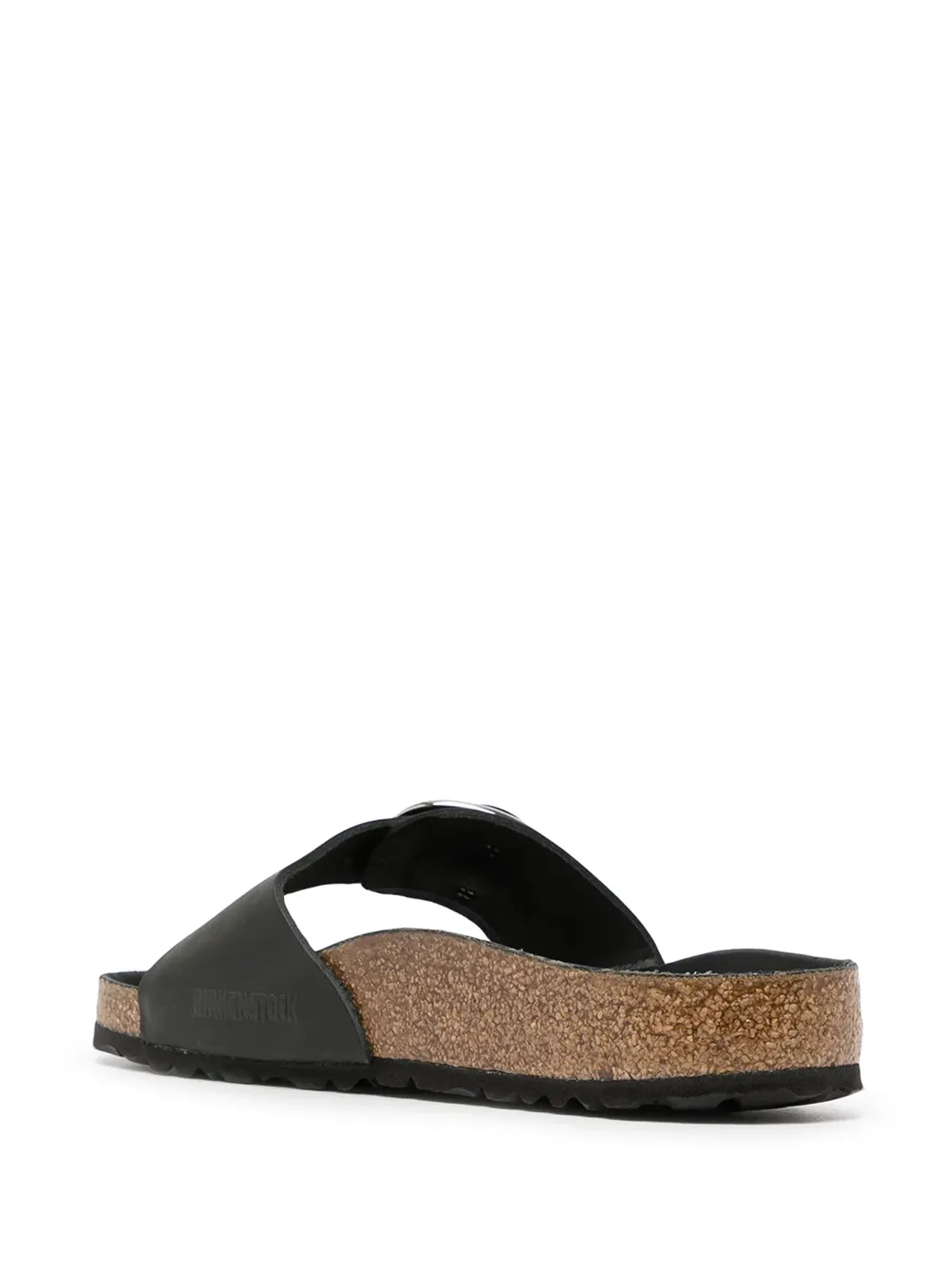 Birkenstock マドリッド ビッグバックル レザーサンダル - ブラック - 画像3